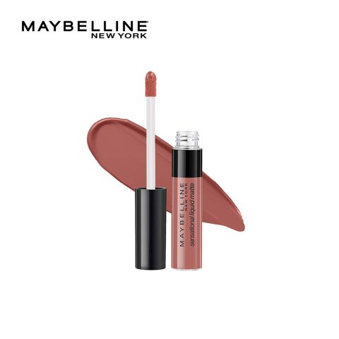 Maybelline New York Color Sensational Liquid Matte Lipstick, 09 Truly Mlbb