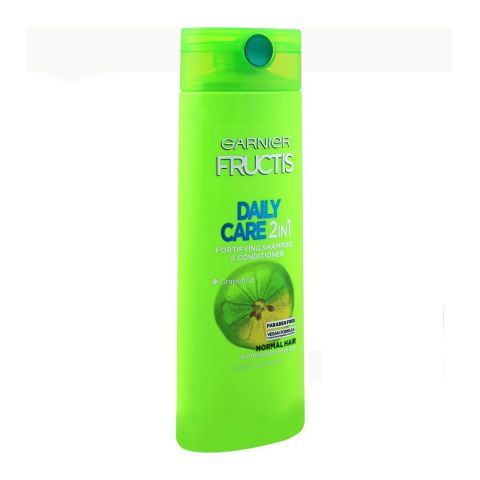 Garnier Fructis Daily Care 2-In-1 Fortifying Shampoo & Conditioner, Grapefruit, Paraben Free, 370ml