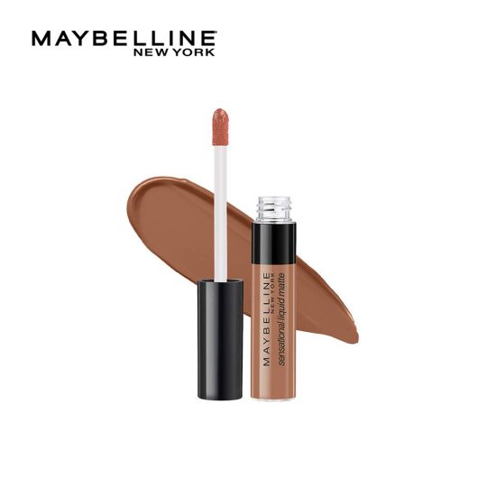 Maybelline New York Color Sensational Liquid Matte Lipstick, 07 Barely Nude