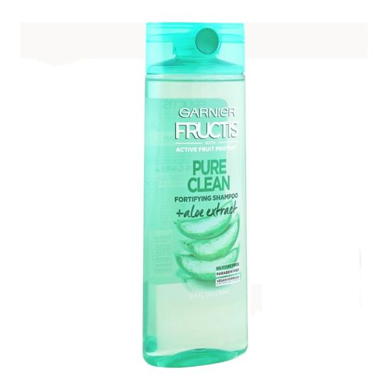 Garnier Fructis Pure Clean + Aloe Extract Fortifying Shampoo, Paraben Free, 370ml