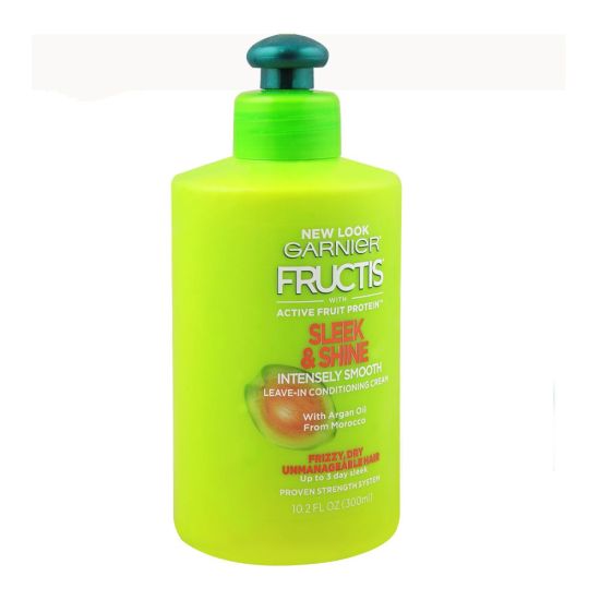 Garnier Fructis Sleek & Shine Intensely Smooth Leave-In-Conditioning Cream, With Argan Oil, 300ml